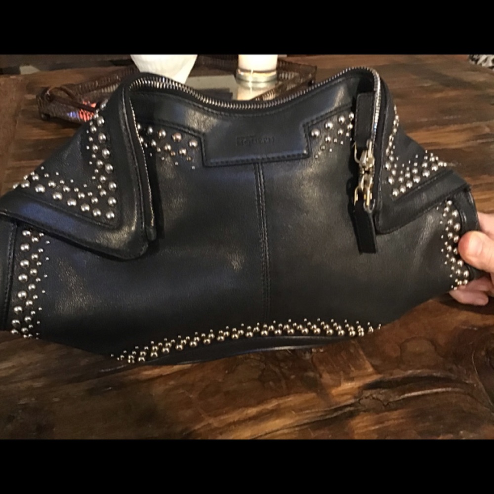 Alexander McQueen de Manta Clutch - Black